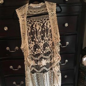 Lace duster